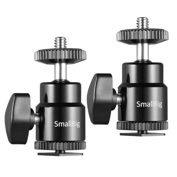 SmallRig Mounting Support Kit with 1/4"-20 Screw for Camera Hot Shoe (2pcs) 2059