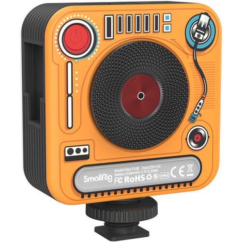 SmallRig Vibe P108 Full Color mini LED Video Light (“Phonograph” Limited Edition) 4276